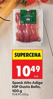 Speck Alto Adige IGP Gusto Bello promocja w Biedronka