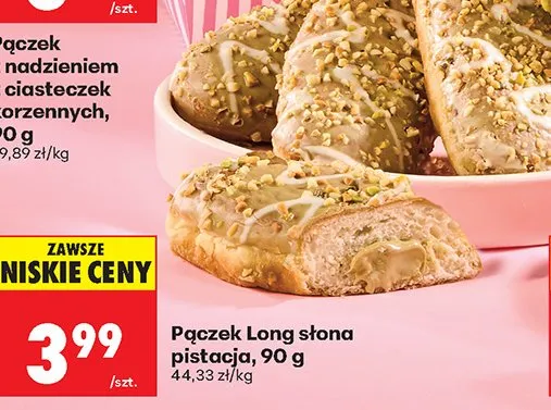 Pączek Long słona pistacja promocja w Biedronka