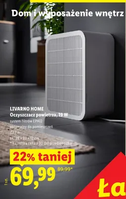 Oczyszczacz powietrza promocja w Lidl
