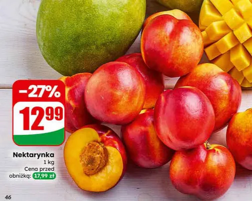 Nektarynka promocja w Dino