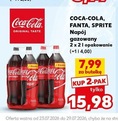 Napój gazowany Fanta 2-pak promocja w Kaufland