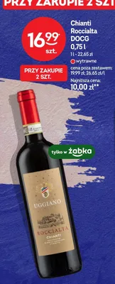 Wino Chianti wytrawne promocja w Żabka