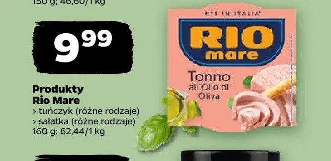 Sałatka Rio Mare promocja w Netto