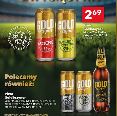 Piwo Super Mocne 9% 500ml promocja w LEWIATAN