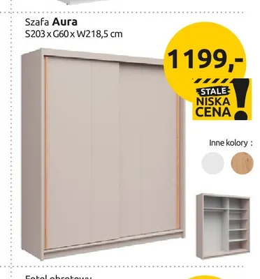 Szafa Aura promocja w Black Red White