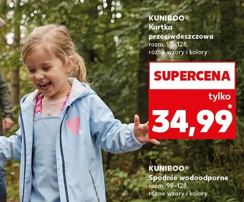 Kurtka przeciwdeszczowa rozm. 98-128  promocja w Kaufland