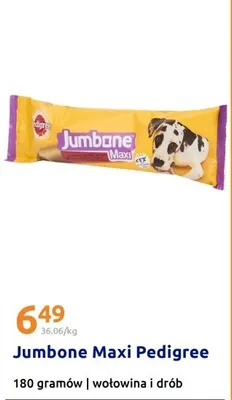 Smakołyk dla psa Jumbone Maxi Pedigree 180 gramów wołowina i drób promocja w Action