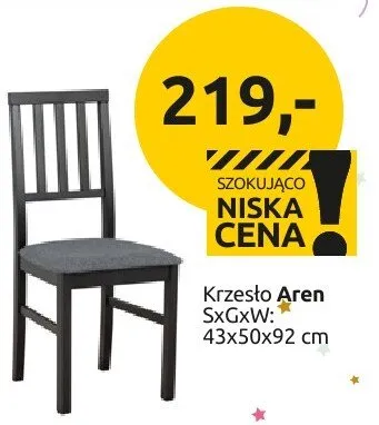 Krzesło Aren promocja w Black Red White