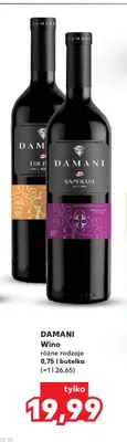 Wino Damani promocja w Kaufland