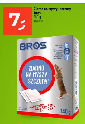 Ziarno na myszy i szczury Bros promocja w Dealz