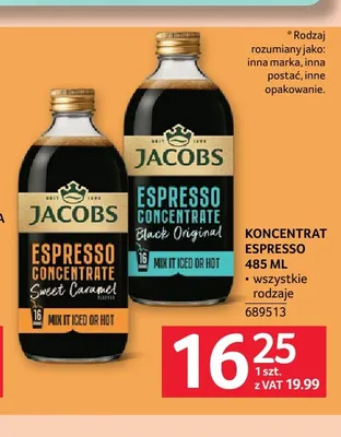 Kawa rozpuszczalna Koncentrat espresso Jacobs Sweet Caramel promocja w Selgros