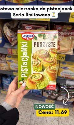 Gotowa mieszanka Puszyste pistacjanki promocja w Kaufland
