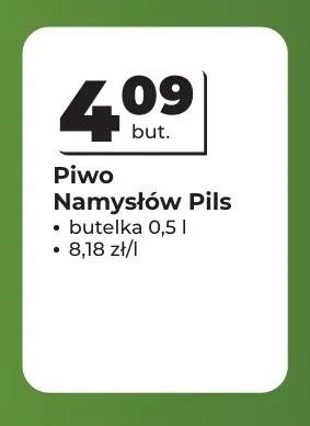 Piwo Namysłów Pils promocja w Odido