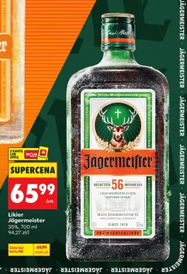 Likier Jägermeister promocja w Biedronka
