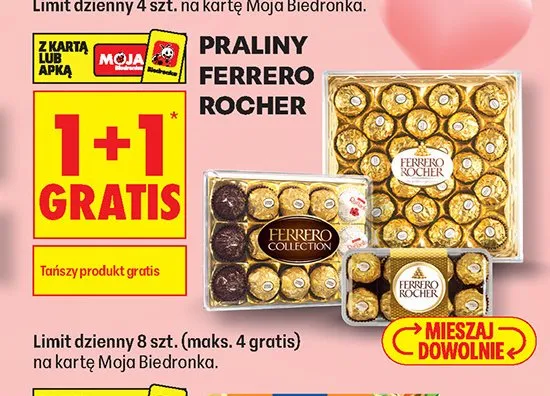 Praliny Ferrero Rocher promocja w Biedronka