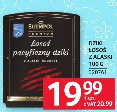 Łosoś pacyficzny dziki z alaski promocja w Selgros
