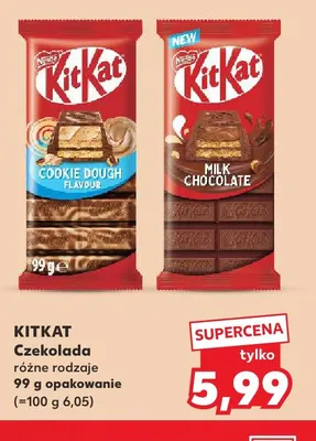 Czekolada KitKat Milk Chocolate promocja w Kaufland