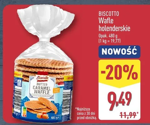 Wafle holenderskie promocja w Aldi