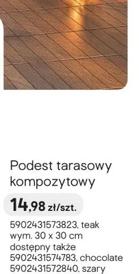 Podest tarasowy kompozytowy  promocja w Castorama
