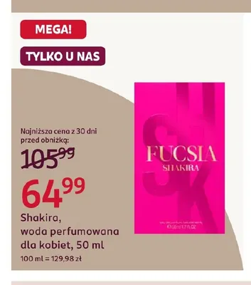 Woda perfumowana dla kobiet Shakira promocja w Rossmann
