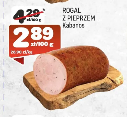 Rogal z pieprzem Kabanos promocja w Społem Praga