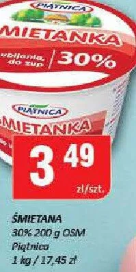 Śmietanka 30% promocja w Chorten