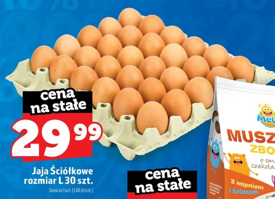 Jaja ściółkowe rozmiar L 30-pak promocja w TOPAZ