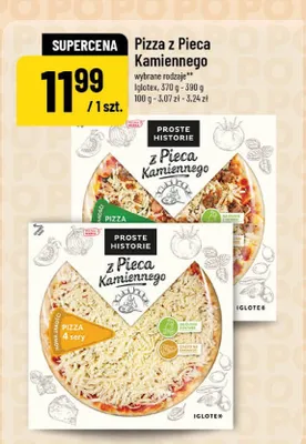 Pizza z Pieca Kamiennego wybrane rodzaje promocja w POLOmarket