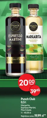 Koktajl Punch Club Pina Colada promocja w Żabka