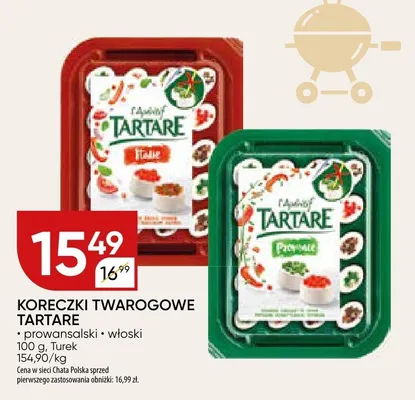 Koreczki twarogowe Tartare prowansalski promocja w Chata Polska