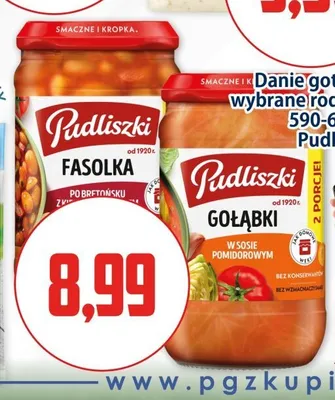 Gołąbki w sosie pomidorowym Pudliszki promocja w Kupiec