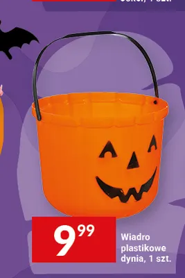 Wiadro plastikowe dynia promocja w Twój Market