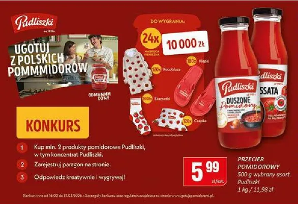 Przecier pomidorowy promocja w Chorten