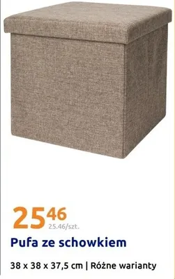 Pufa ze schowkiem promocja w Action
