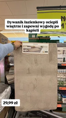 Dywanik łazienkowy promocja w Biedronka