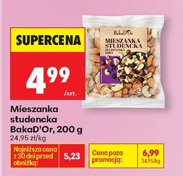 Mieszanka studencka promocja w Biedronka