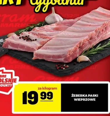 Żeberka paski wieprzowe promocja w Gram Market