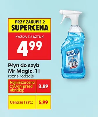 Płyn do szyb różne rodzaje promocja w Biedronka