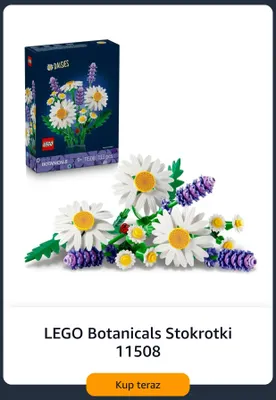 Klocki LEGO Botanicals Stokrotki 11508 promocja w Amazon