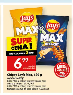 Chipsy Lay's Max promocja w Twój Market