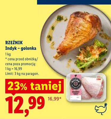 Indyk - golonka promocja w Lidl