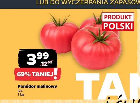 Pomidor malinowy luz promocja w Netto