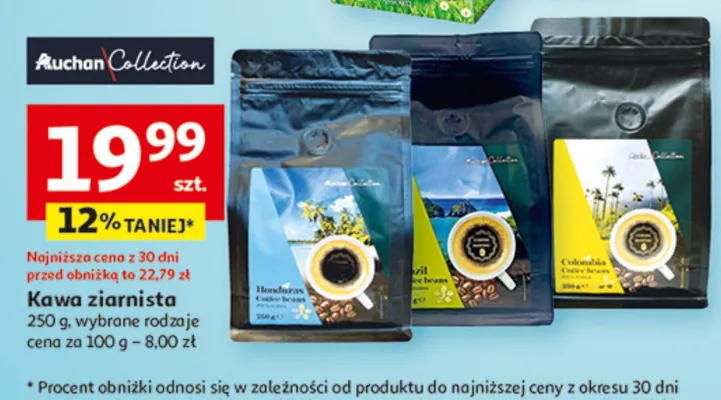 Kawa ziarnista promocja w Auchan