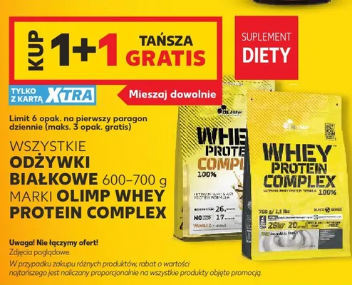 Odżywki białkowe 600-700 g Olimp Whey Protein Complex promocja w Kaufland