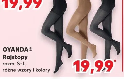 Rajstopy rozm. S-L, różne wzory i kolory promocja w Kaufland