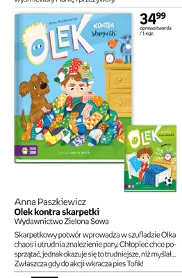 Książka Olek kontra skarpetki promocja w Empik