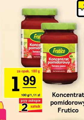 Koncentrat pomidorowy Frutico promocja w Gram Market