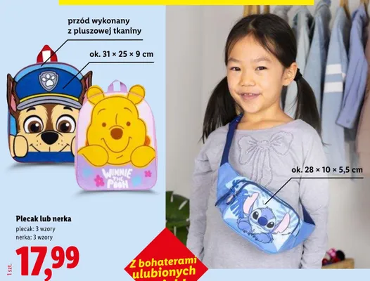 Plecak lub nerka promocja w Lidl