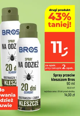 Spray przeciw kleszczom Bros promocja w Dealz
