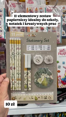 Zestaw papierniczy Pepco Stationery Set promocja w Pepco
